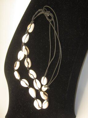 Cowrie Shell Adjustable Necklace